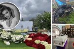 Квіти біля могили блогерки Vikunciy у Самарі на Дніпропетровщині