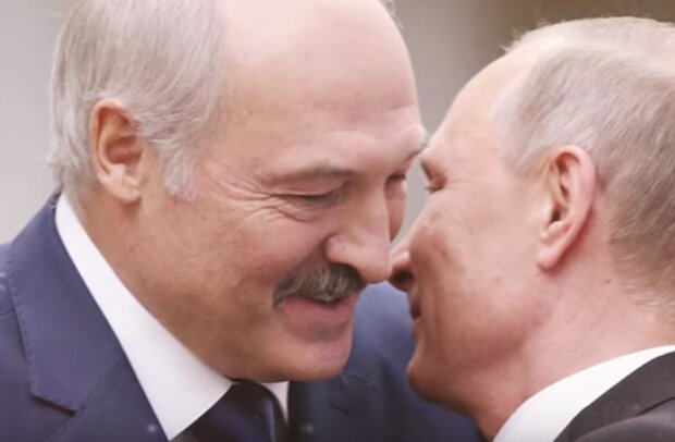 Александр Лукашенко и Владимир Путин. Фото: скрин youtube