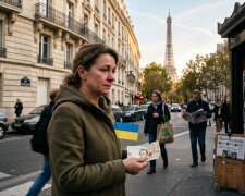 Париж український прапор вулиця