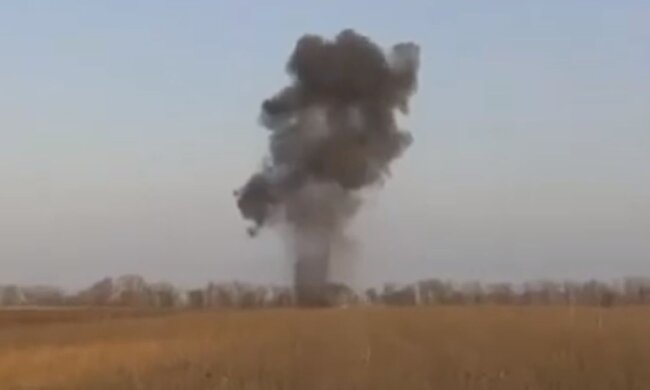 Вибух. Фото: скріншот YouTube-відео