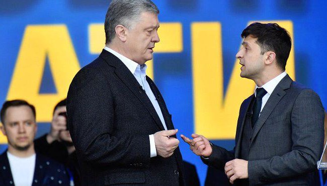 Петр Порошенко и Владимир Зеленский