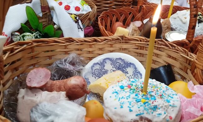 Пасхальний кошик. Фото: скріншот YouTube-відео