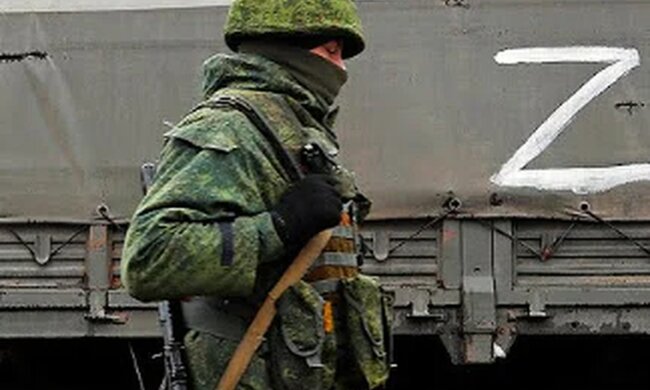 Российский оккупант. Фото: скриншот YouTube-видео