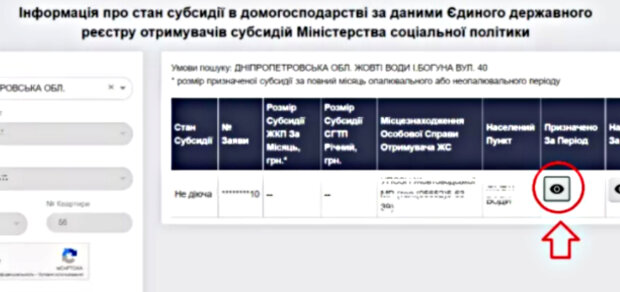 Подсказки. Фото: скриншот subsidii.ioc.gov.ua