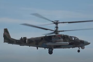 Вертоліт рф. Фото: скріншот YouTube-відео