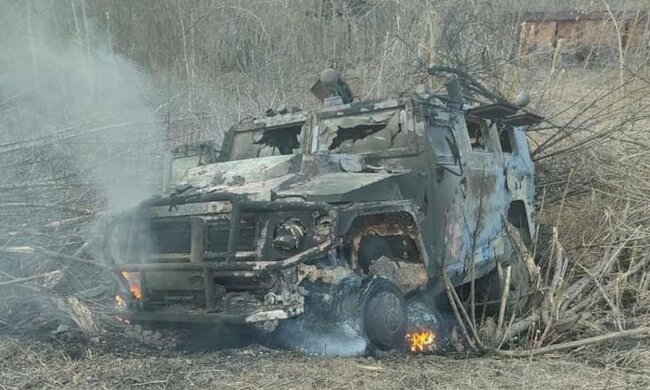 Разбитая техника оккупанта. Фото: YouTube, скрин