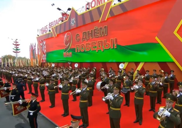 Парад ко Дню победы в Беларуси. Фото: скриншот YouTube
