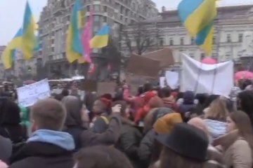 Марш женщин. Фото: youtube