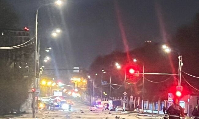 Нічна атака на москву, вибухи пролунали біля кремля. Фото: ТГ