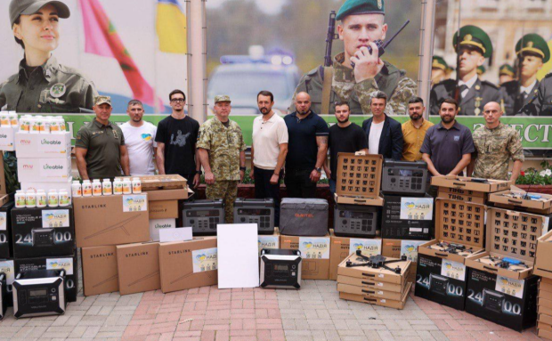 Валерій Дубіль, Віта Присяжнюк та БФ молодіжної ініціативи "Надія" передали допомогу Державній прикордонній службі