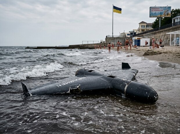 шахед уламки море Одеса Аркадія