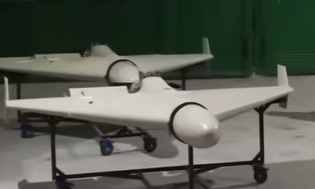 Дрон-камикадзе "Шахид-136". Фото: скриншот YouTube-видео