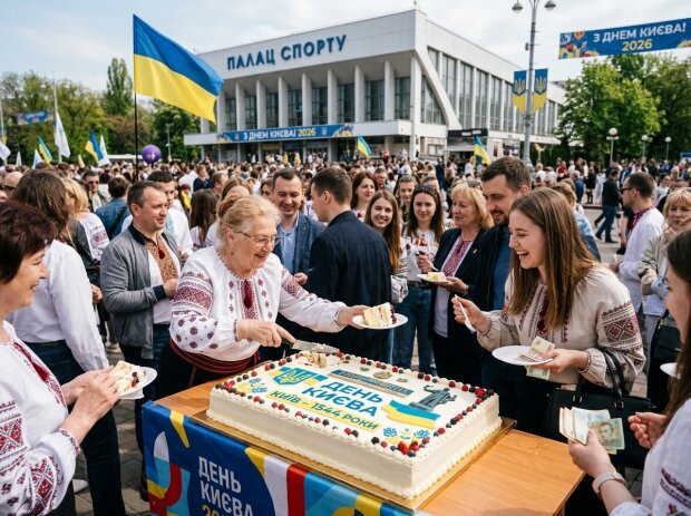 святковий торт День Києва Палац спорту