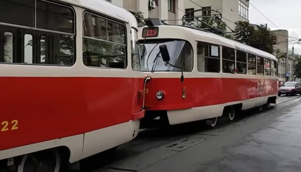 Трамвай. Фото: скриншот Youtube-видео