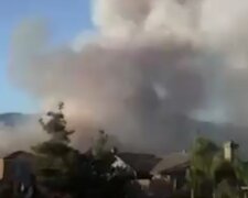 Пожар в Калифорнии. Фото: скриншот Twitter