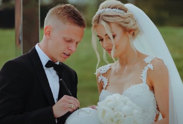 Футболист Александр Зинченко женился. Фото: YouTube, скрин