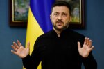 Президент Зеленський під час заяви про можливе припинення бойових дій восени 2026 року
