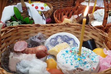 Пасхальний кошик. Фото: скріншот YouTube-відео