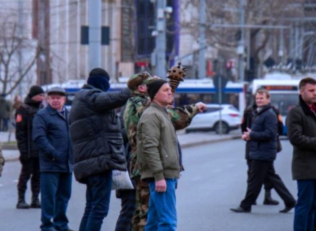 Протесты в Кишиневе. Фото: rbc.ua