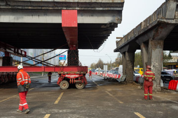 Строительство Шулявского путепровода
