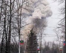 Пожежа в Росії. Фото: Телеграм