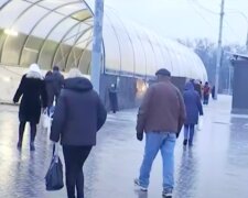 Гололед в Харькове. Фото: скриншот YouTUbe