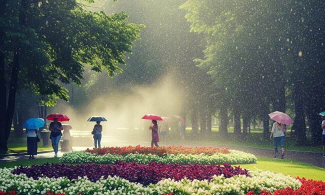 Погода, весна, потепління, дощі. Фото: Стіна