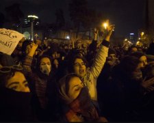 акция протеста в Тегеране, фото: Белсат