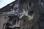 Последствия атаки по Киеву Фото: ГСЧС