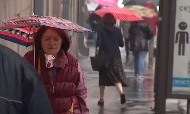 Дощ. Фото: скріншот YouTube-відео