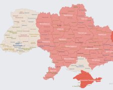 Карта тривог, сирена, війна, укриття. Фото: скріншот YouTube-відео