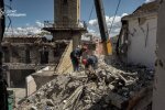 Разрушенное здание ГСЧС в Киевской области после российской атаки 24 мая