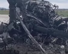 Обломки вертолета рф. Фото: скриншот YouTube-видео