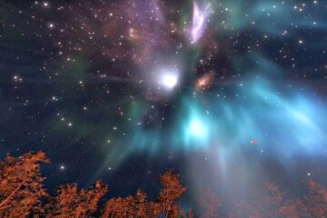 Нічне небо. Фото: скріншот Youtube-відео