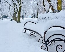 Зима, морози, снігопад, похолодання. Фото: Стіна