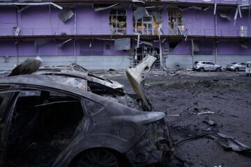 Ужасный ночной удар по Киеву, много разрушений. Фото: Телеграмм-канал