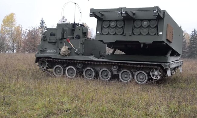 РСЗВ MLRS M270. Фото: скріншот YouTube-відео