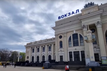 Одеський вокзал. Фото: скріншот YouTube-відео.