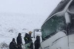 Непогода на дорогах. Фото: Нацполіція