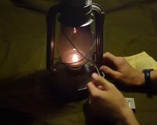Гасова лампа. Фото: скріншот YouTube-відео