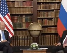 Джо Байден и Владимир Путин. Фото: скриншот YouTube-видео