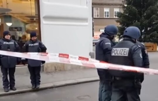 В Вене произошел теракт. Фото: скрин YouTube