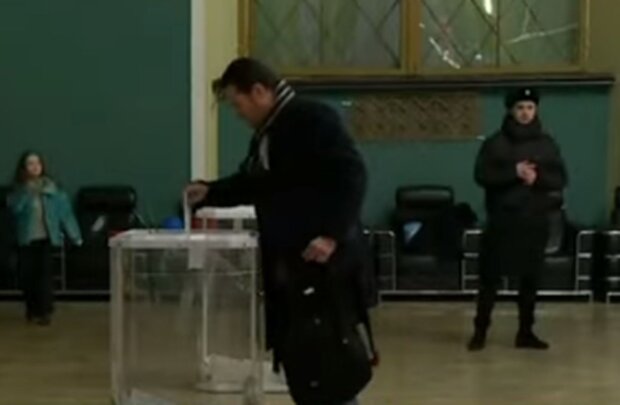 Вибори на росії. Фото: скріншот YouTube-відео