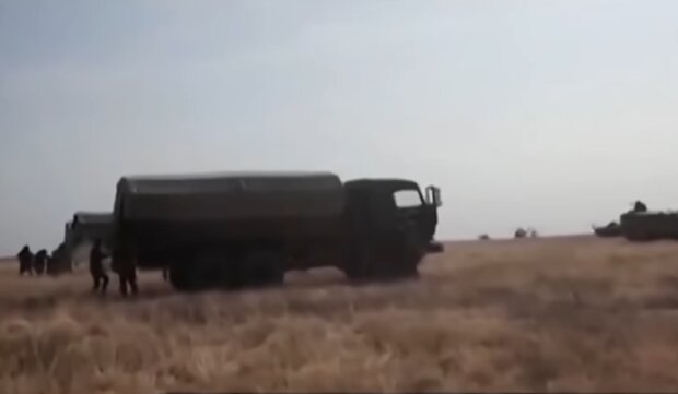 Российские вояки. Фото: скриншот YouTube-видео