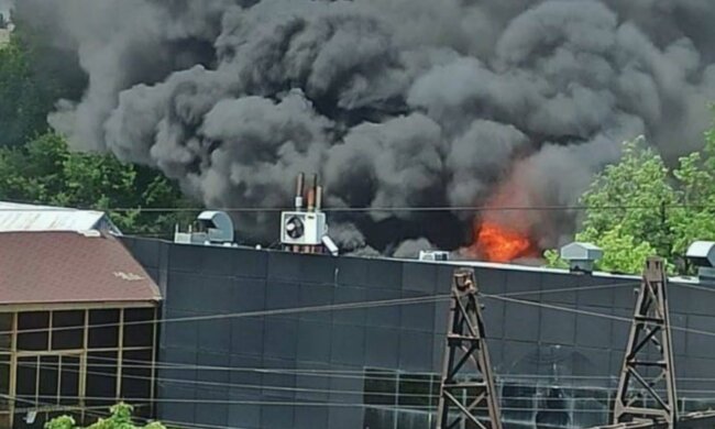 Обстрел Донецка. Фото: Telegram