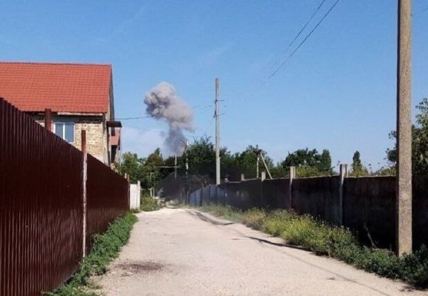 Взрывы в Крыму. Фото: Телеграм