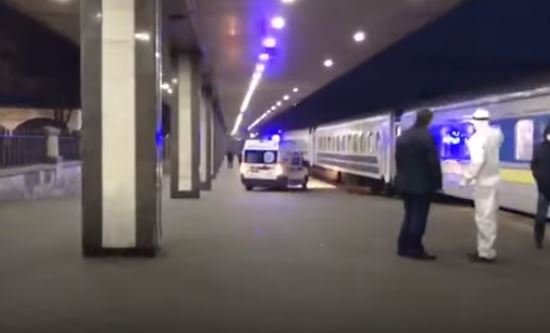 Поезд из Риги. Фото: скриншот YouTube.