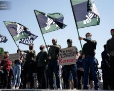 Мітинг проти мігрантів на Майдані