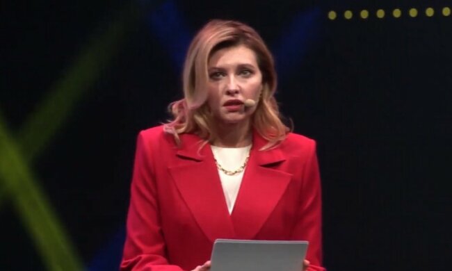 Елена Зеленская. Фото: скриншот Youtube