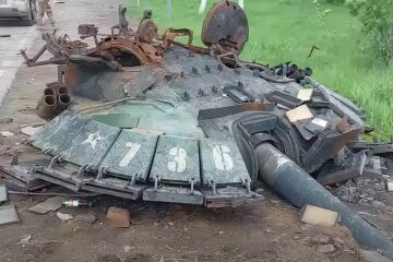 Розбита техніка рф. Фото: скріншот YouTube-відео